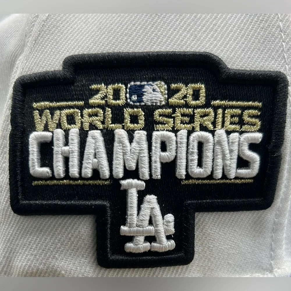 NEW Flawed  Los Angeles Dodgers 2 Tone 2020 Championship SnapBack Hat Flat Brim - Picture 8 of 10